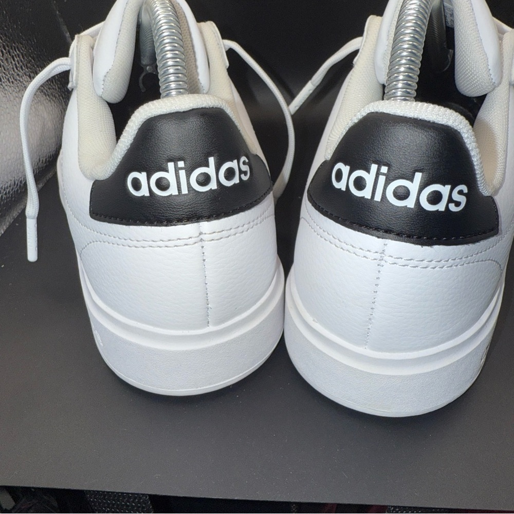 Size 8.5 - adidas Grand Court 2.0 White Black Women GW9214, No Box, Clean, 10/10 - Picture 3 of 10
